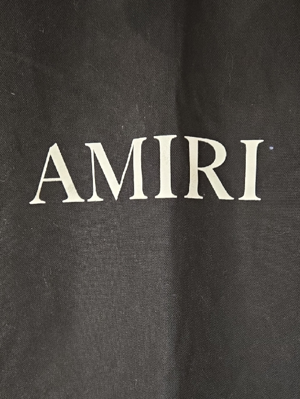 AMIRI Black Garment Cover with White Logo - Picture 2 of 7